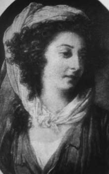 Genevive Adlade Helvetius - Portrait en 1786 par lisabeth Vige Lebrun